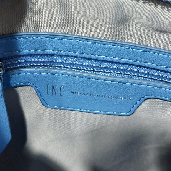 I.N.C. INTERNATIONAL CONCEPTS Molyy Party Pouch Wristlet Pretty Peri Blue - Picture 8 of 8